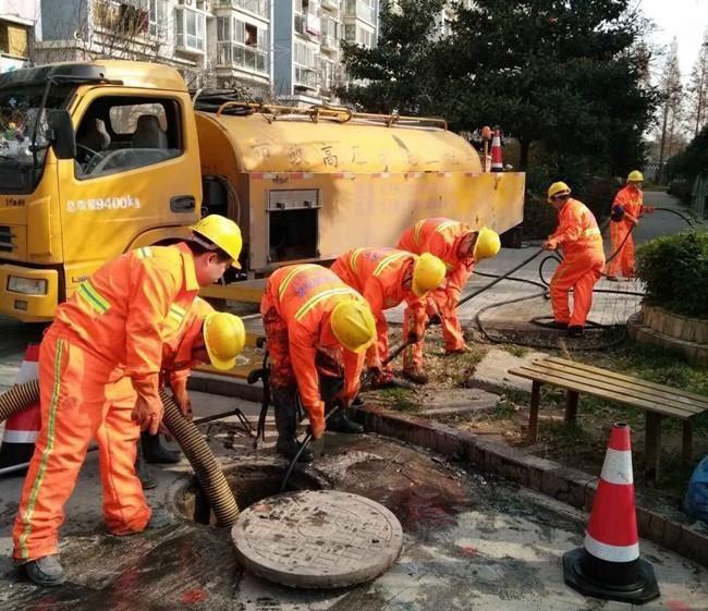 三道镇市政管道清淤