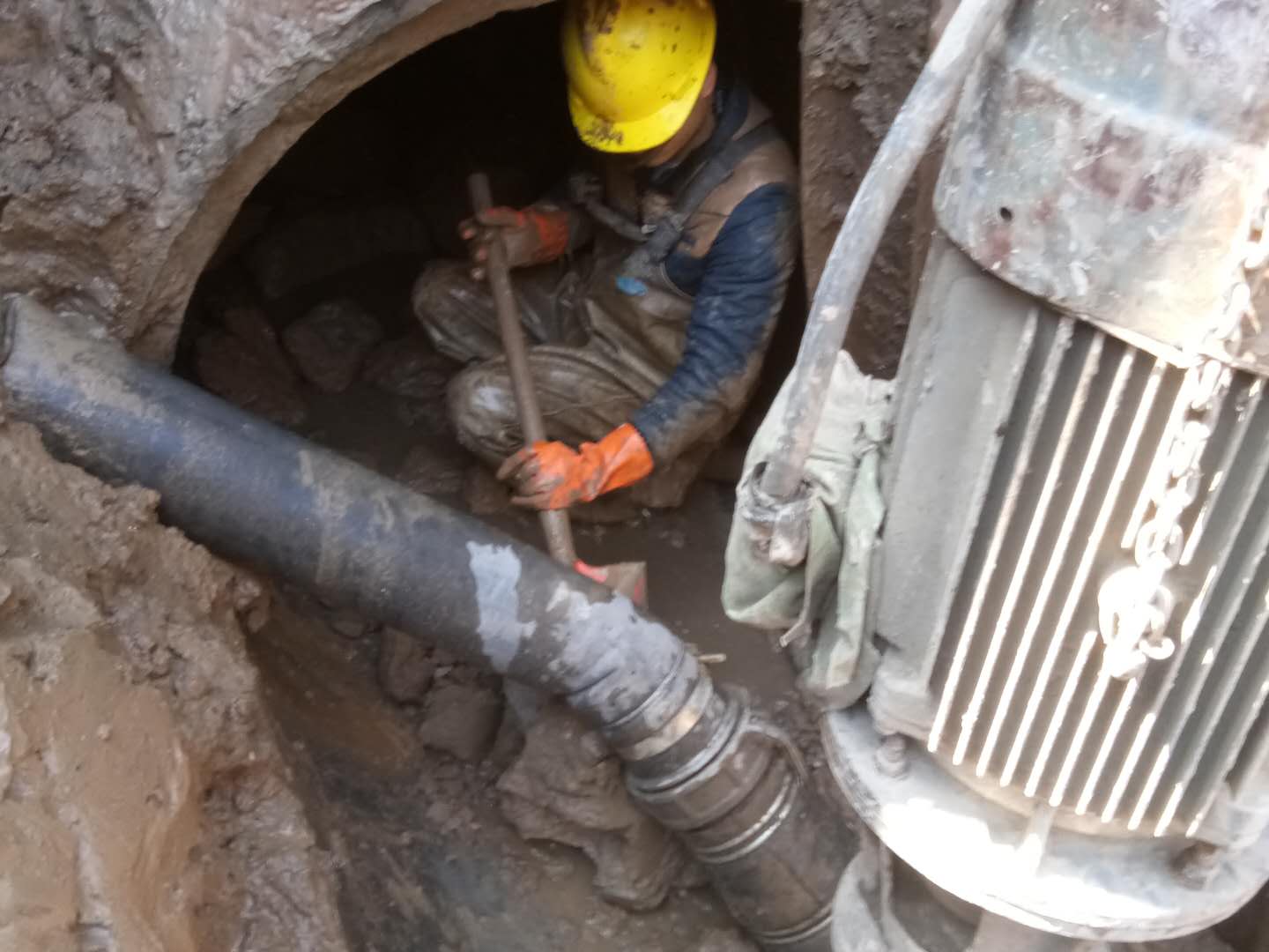 三道镇管道清淤