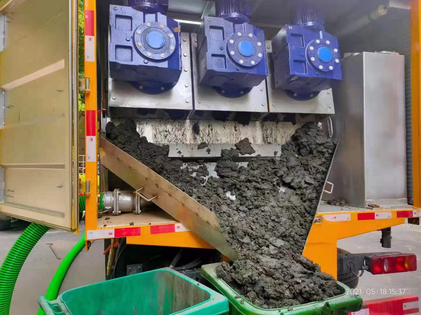 三道镇化粪池清掏城市维护站-泥浆净化干湿分离处理